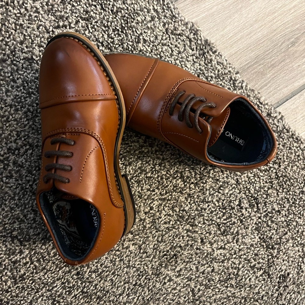 Boy’s Brown Leather Dress Shoes